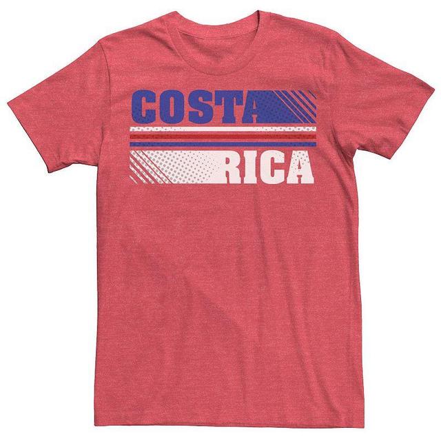 Mens Gonzales Costa Rica Colorful Word Stack Tee Red Product Image