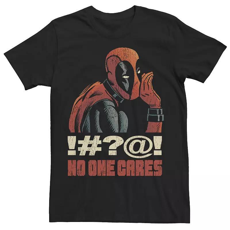 Mens Marvel Deadpool 30th No One Cares Tee Product Image