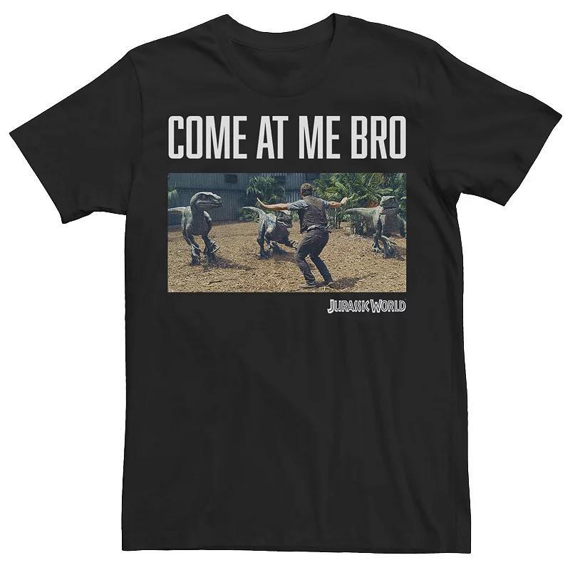 Mens Jurassic World Come At Me Bro Movie Still Graphic Tee Product Image