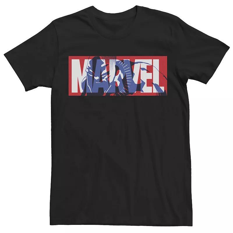 Mens Marvel Classic Logo Panther Fill Tee Product Image