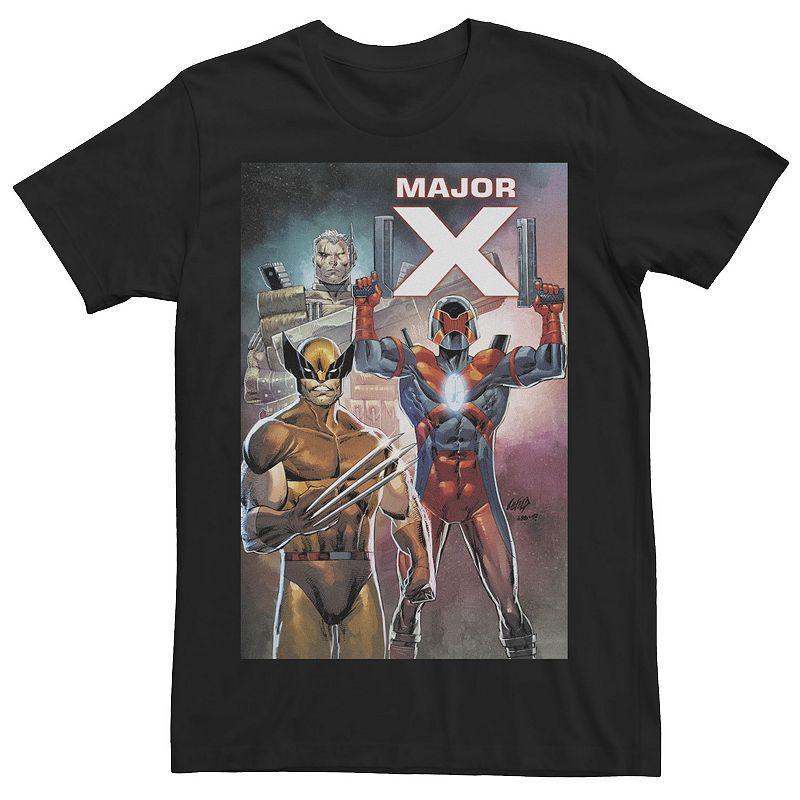 Mens Marvel Major X Union With Cable Comic Book Cover Tee Product Image