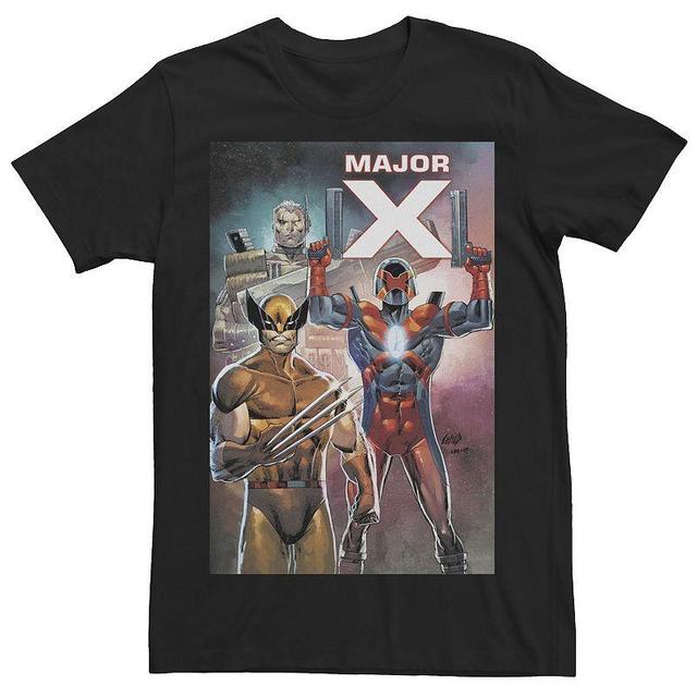 Mens Marvel Major X Union With Cable Comic Book Cover Tee Product Image