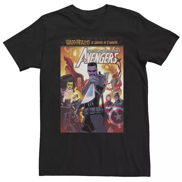 Big & Tall Marvel Comixology Avengers War Of Vampires Comic Book Cover Tee, Mens Product Image