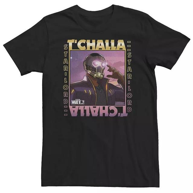 Big & Tall Marvel What If Tchalla Star Lord Poster Tee, Mens Product Image