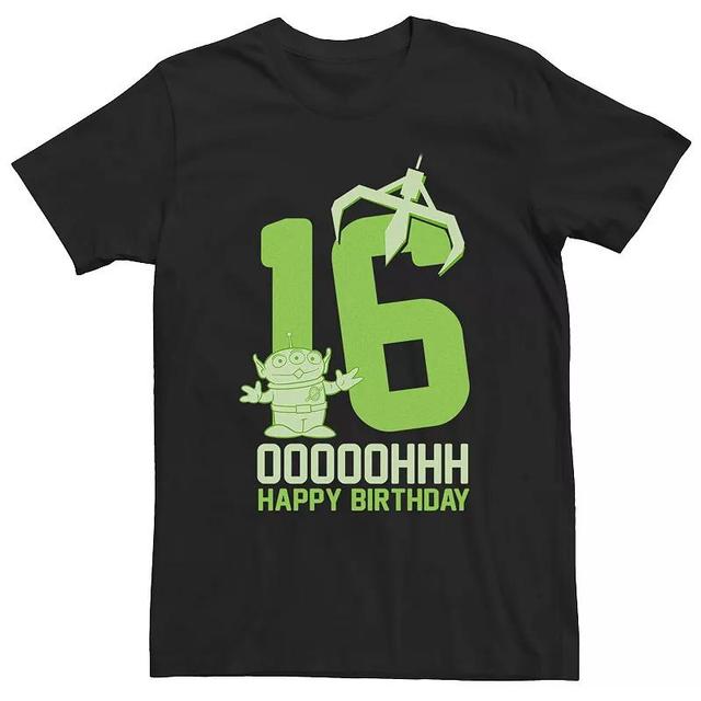 Big & Tall Disney / Pixar Toy Story Aliens OOOOH Happy 16th Birthday Tee, Mens Product Image