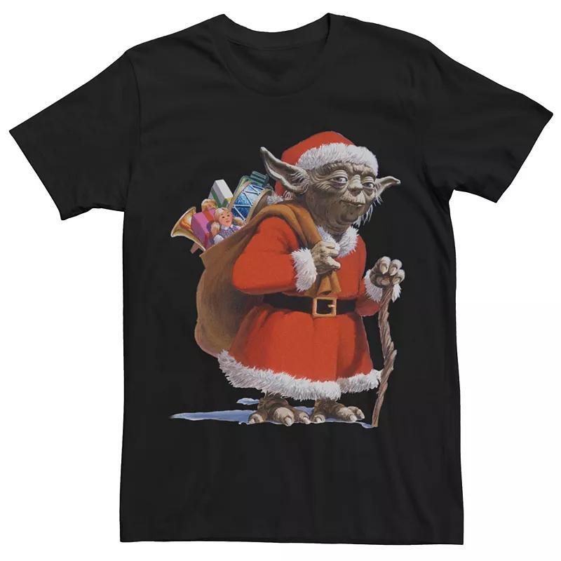 Mens Star Wars Santa Yoda Tee Product Image