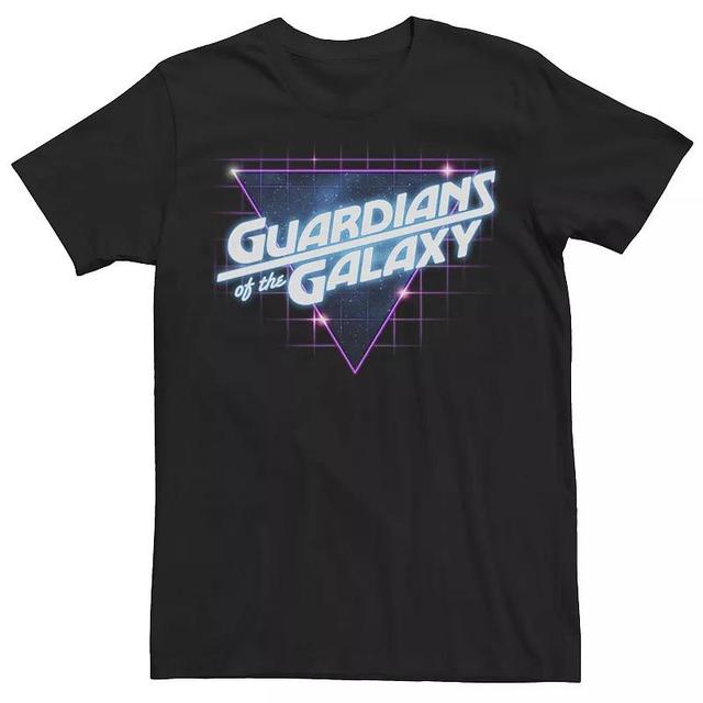 Big & Tall Marvel Guardians Of The Galaxy Retro Logo Graphic Tee, Mens Product Image