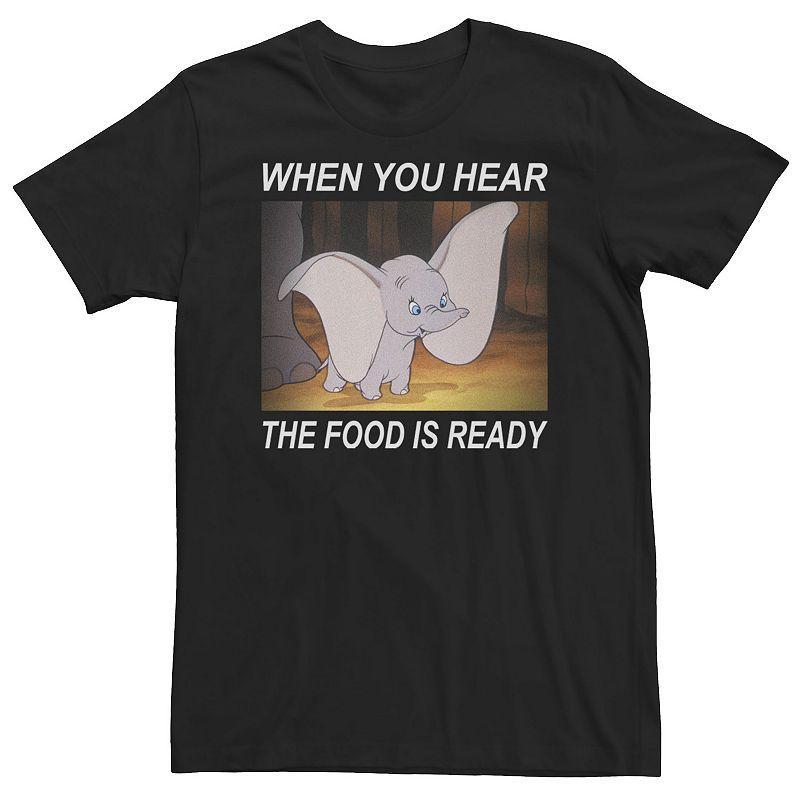 Big & Tall Disney Dumbo When You Hear The Food Is Ready Tee, Mens Product Image