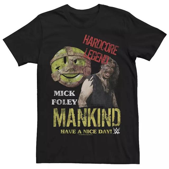 Big & Tall WWE Hardcore Legend Mick Foley Mankind Graphic Tee, Mens Product Image