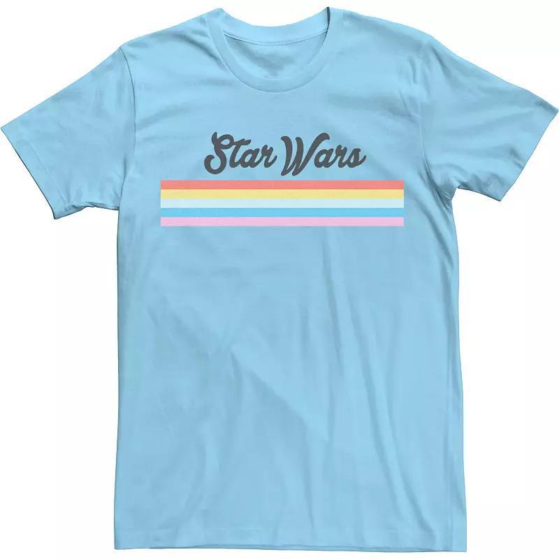 Mens Star Wars Retro Rainbow Tee Product Image