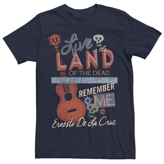 Mens Disney / Pixar Coco Land of The Dead Tee Blue Product Image