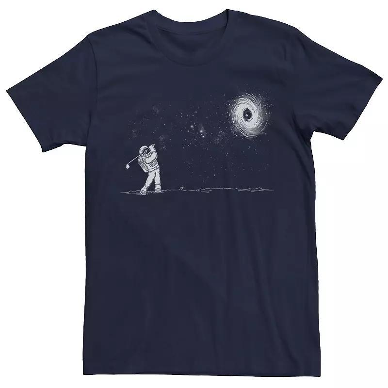 Mens Star Trek: Voyager Nebula Coffee Tee Black Product Image