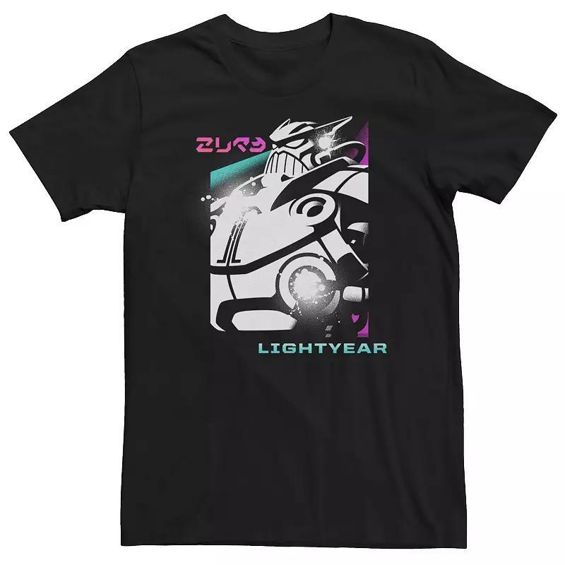 Big & Tall Disney / Pixar Lightyear Emperor Zurg Spray Torso Tee, Mens Product Image