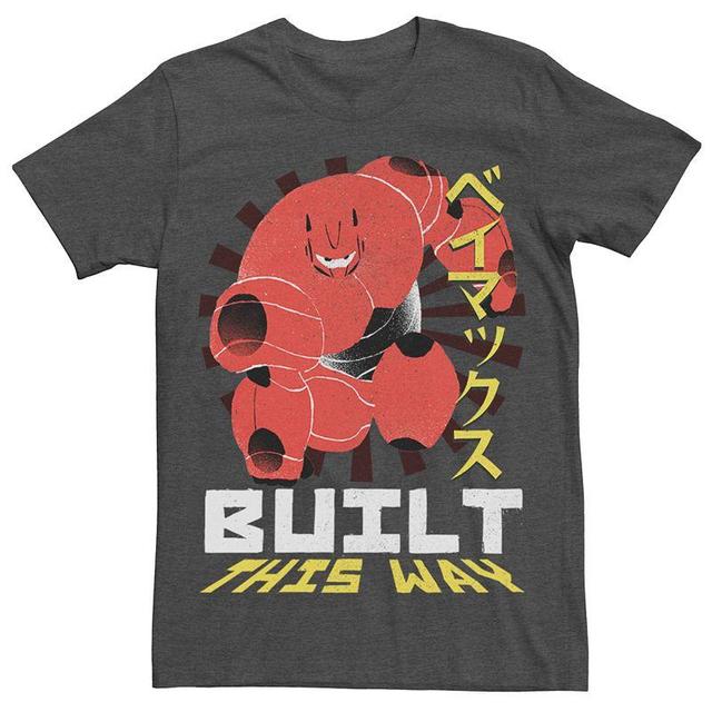 Mens Big Hero 6 Robo Baymax Built This Way Tee Grey Heather Product Image