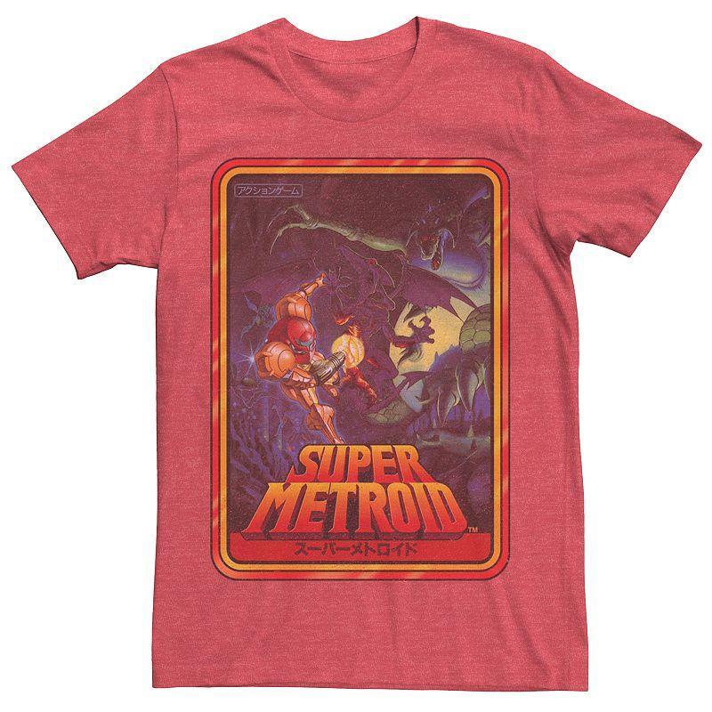 Mens Super Metroid Kanji Game Box Art Tee Product Image