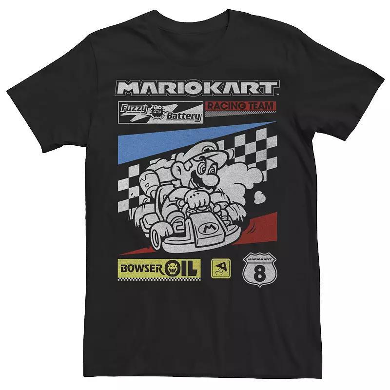 Mens Nintendo Mario Kart Racing Drift Tee Product Image