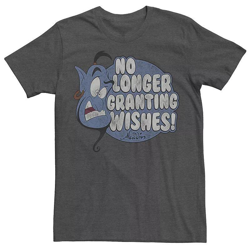 Mens Disneys Aladdin Genie No Longer Granting Wishes Tee Blue Product Image