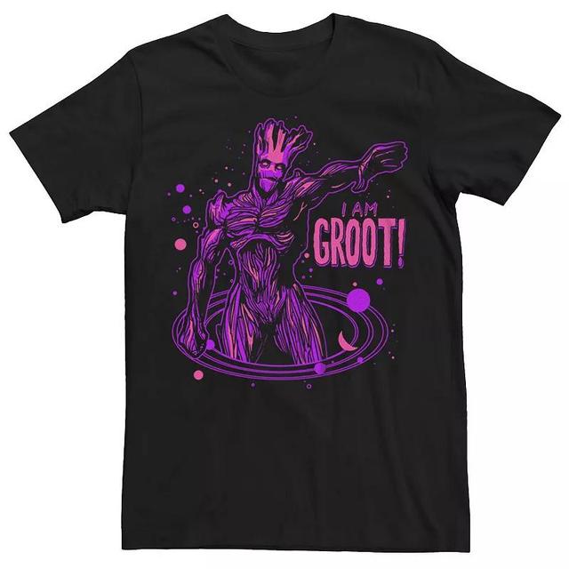 Big & Tall Marvel Guardians Of The Galaxy I Am Groot Graphic Tee, Mens Product Image