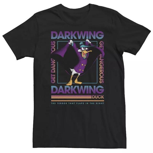 Big & Tall Disney Darkwing Duck Get Dangerous Square Tee, Mens Product Image