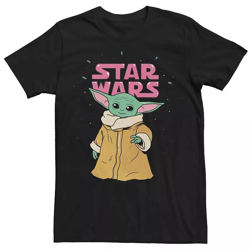 Mens Star Wars The Mandalorioan Grogu Child Bubbles Poster Tee Product Image