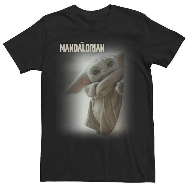 Mens Star Wars: The Mandalorian The Child Peeking Logo Portrait Tee Product Image