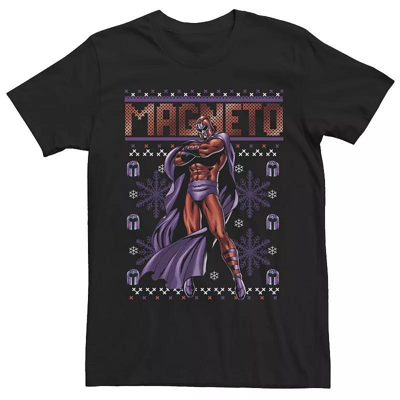 Mens Marvel Magneto Ugly Christmas Sweater Short Sleeve Tee Product Image