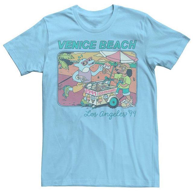 Mens Venice Beach Los Angeles Animal Doodles Tee Product Image