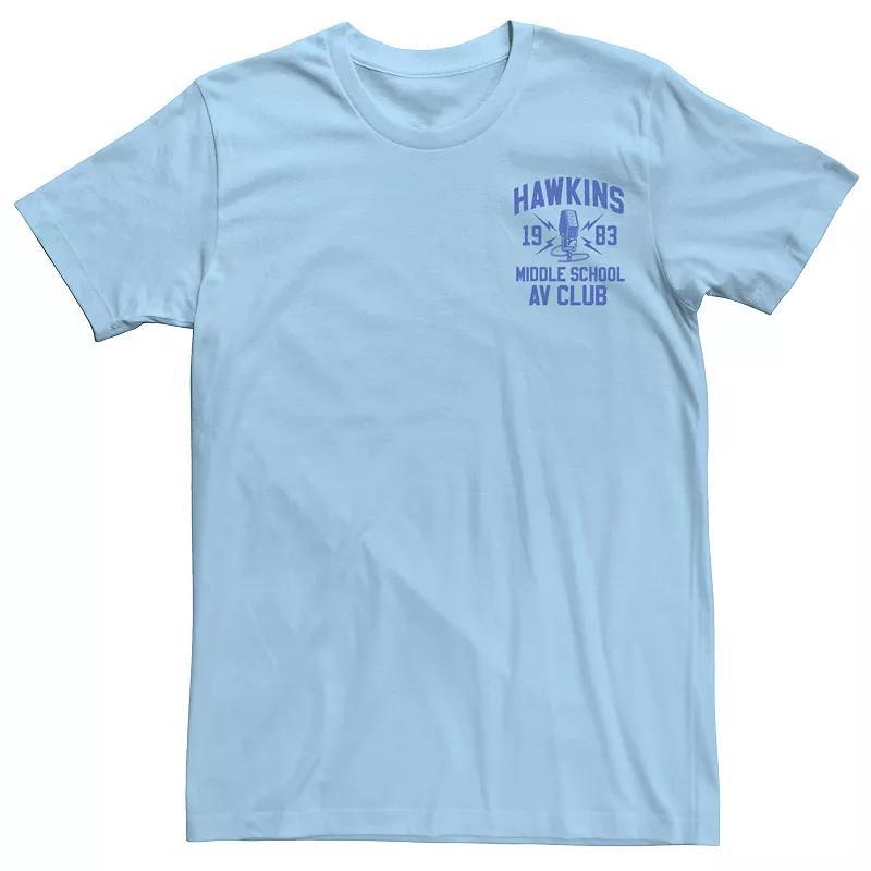 Mens Netflix Stranger Things Hawkins Middle School AV Club 1983 Tee, Boys Product Image