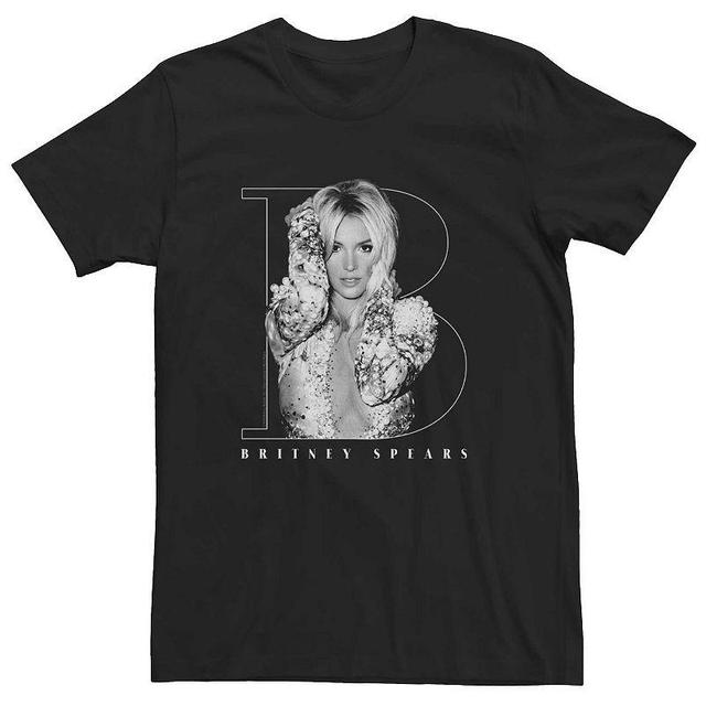 Mens Britney Spears Portrait Logo Fill Tee Product Image