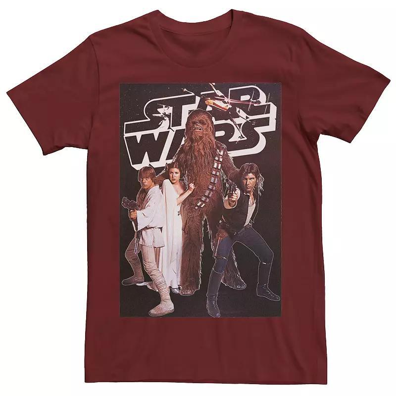 Mens Star Wars Vintage Group Poster Tee Product Image