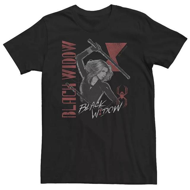 Big & Tall Marvel Widow Retro Tee, Mens Product Image