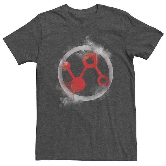 Mens Marvel Avengers: Endgame Ant-Man Spray Paint Logo Tee Grey Heather Product Image