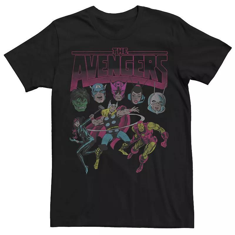 Mens Marvel Grunge Group Tee Product Image