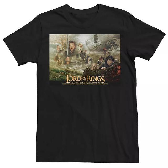 Mens The Lord Of The Rings Trilogy Poster Tee Product Image