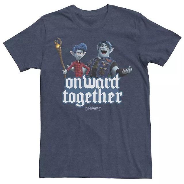 Disney / Pixars Onward Mens Together Duo Portrait Tee Navy Grey Product Image