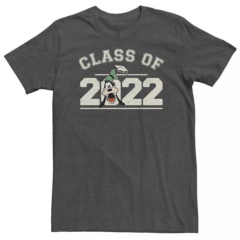 Big & Tall Disney Mickey Classic Class Of 2022 Grad Goofy Tee, Mens Grey Heather Product Image