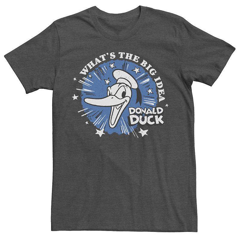 Disneys Donald Duck 100 Classic Whats the Big Idea Mens Tee Grey Heather Product Image