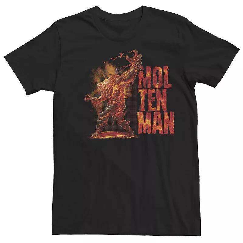 Mens Marvel Spider-Man Far From Home Molten Man Word Stack Graphic Tee Product Image