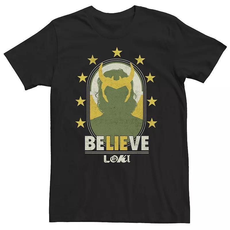 Big & Tall Marvel Loki Believe Tee, Mens Product Image