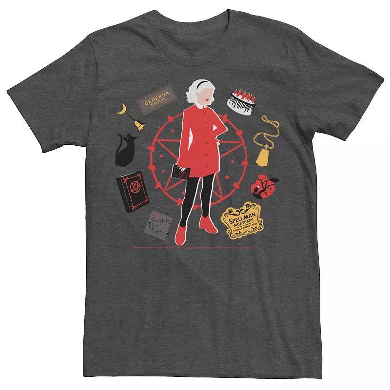 Mens Adventures Of Sabrina Item Circle Tee Grey Product Image