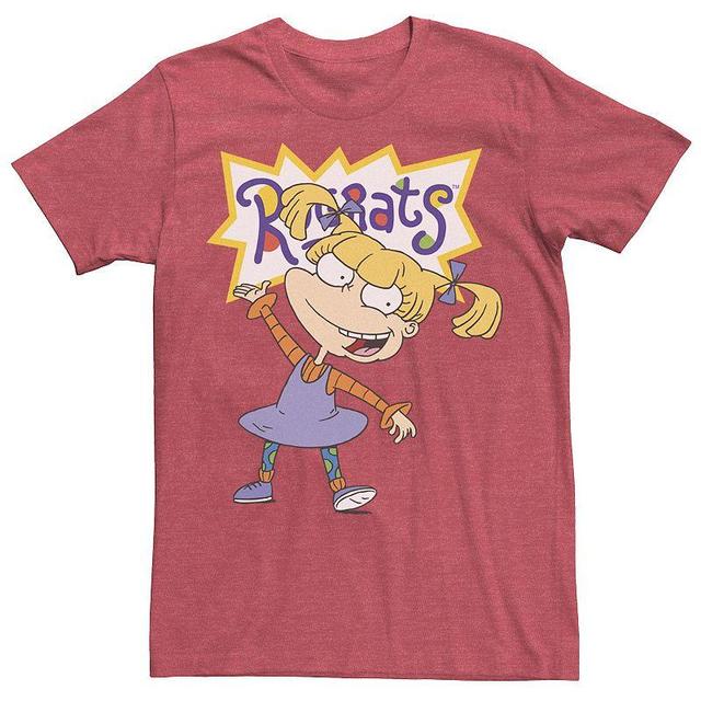 Mens Nickelodeon Rugrats Angelica Simple Portrait Graphic Tee Med Green Product Image