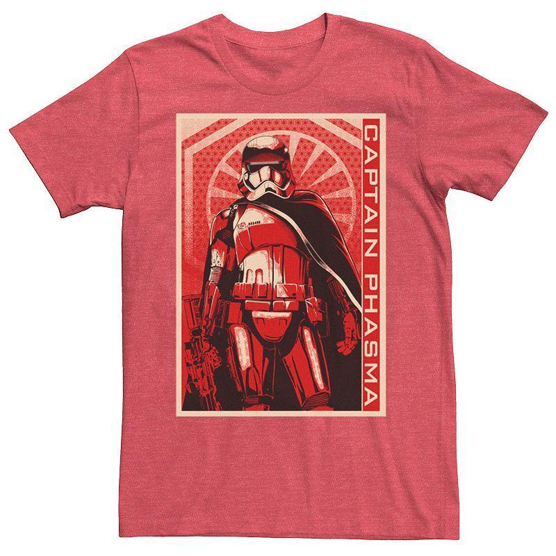 Mens Star Wars Captain Phasma Tee Red Grey Product Image