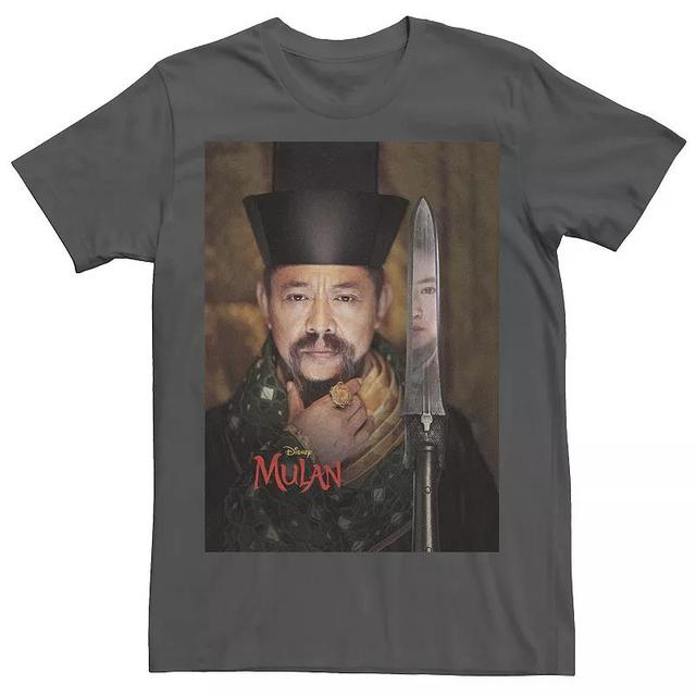 Disneys Mulan The Emperor Mens Poster Tee Grey Product Image