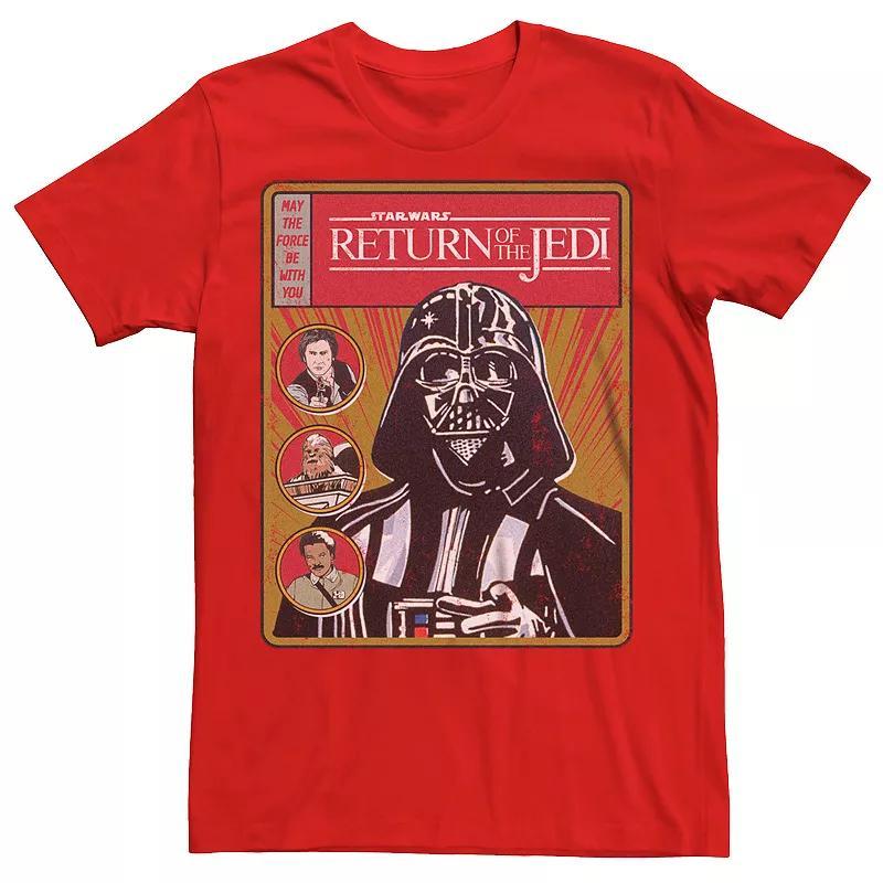 Mens Star Wars The Return Of The Jedi Darth Vader Comic Cover Tee Product Image