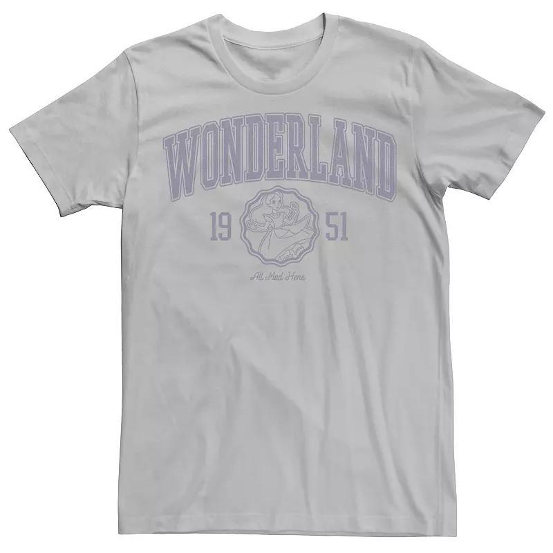 Disneys Alice In Wonderland Mens Blue Collegiate 1951 Tee Product Image