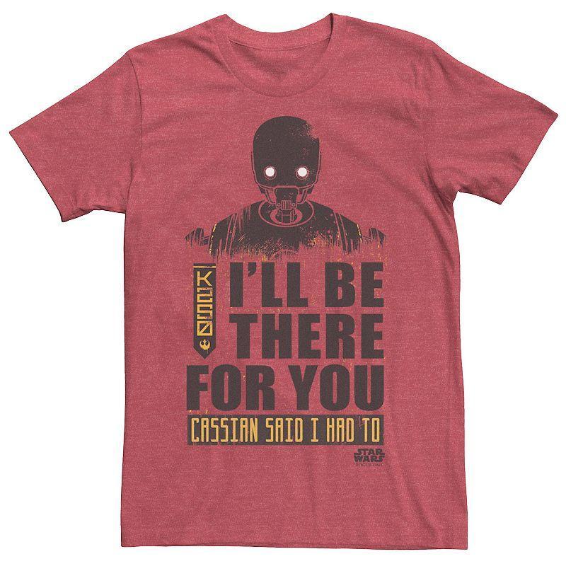 Mens Star Wars Rogue One K-2SO Ill Be There For You Poster Tee Product Image