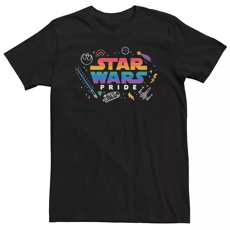 Mens Star Wars Darth Vader Vintage Poster Tee Product Image