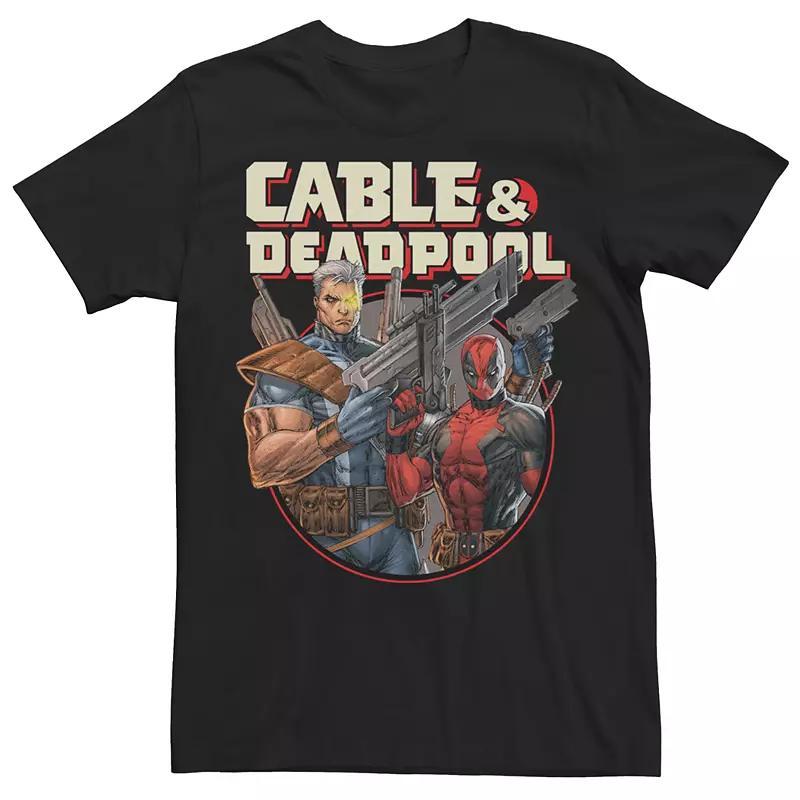 Mens Marvel Cable & Deadpool Double Trouble Graphic Tee Product Image