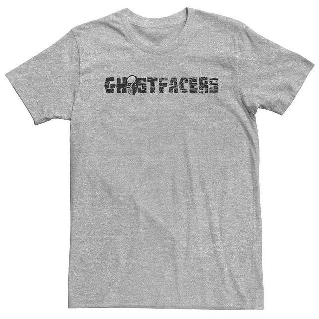 Mens NetflixStranger Things Hawkins Post Logo Tee Athletic Grey Product Image