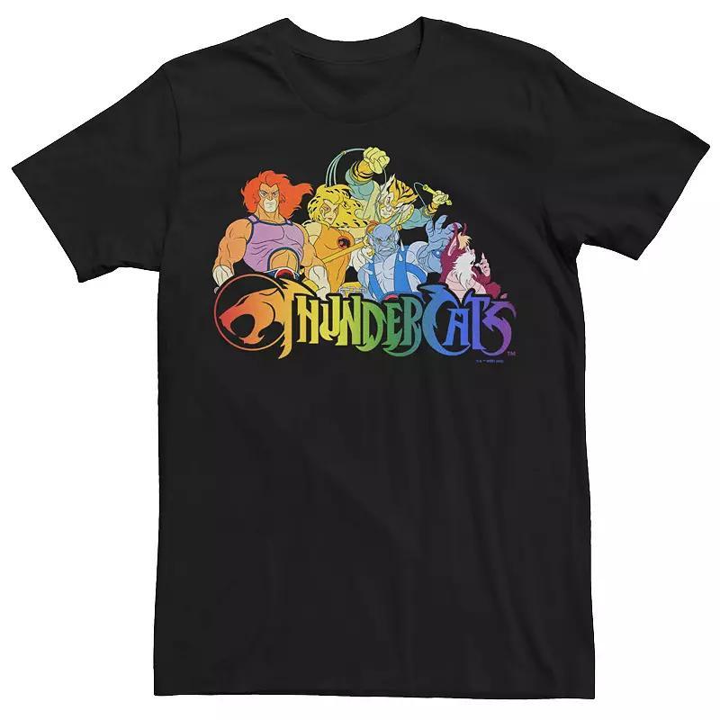 Mens DC Comics Thundercats Rainbow Logo Graphic Tee Product Image